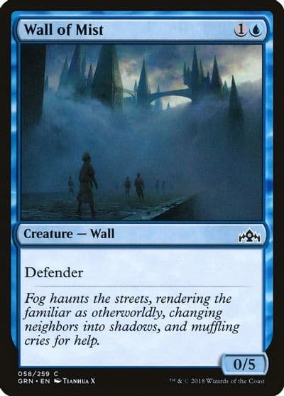 Wall of Mist Guilds of Ravnica Magic card