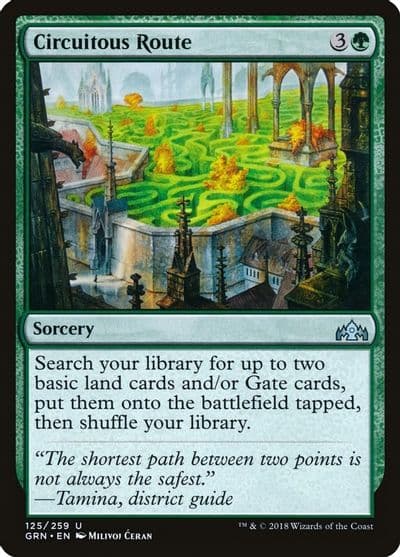 Circuitous Route Guilds of Ravnica Magic card