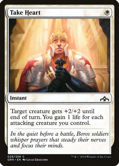 Take Heart Guilds of Ravnica Magic card