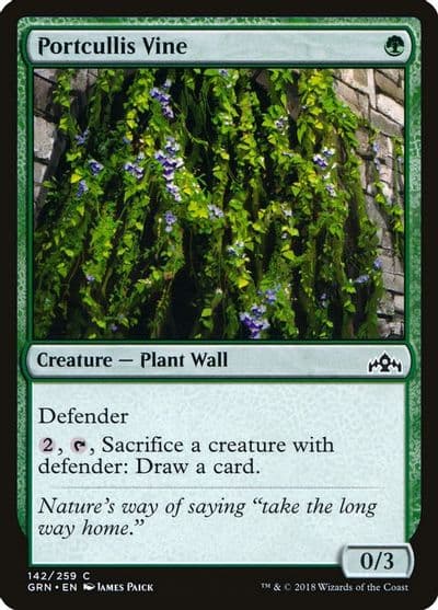 Portcullis Vine Guilds of Ravnica Magic card