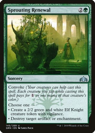 Sprouting Renewal Guilds of Ravnica Magic card