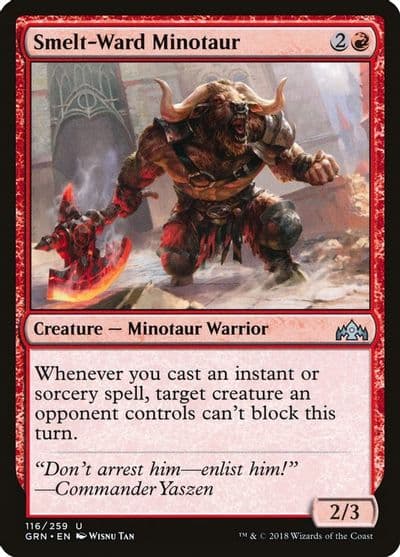 Smelt Ward Minotaur Guilds of Ravnica Magic card