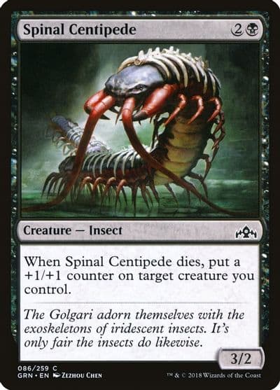 Spinal Centipede Guilds of Ravnica Magic card