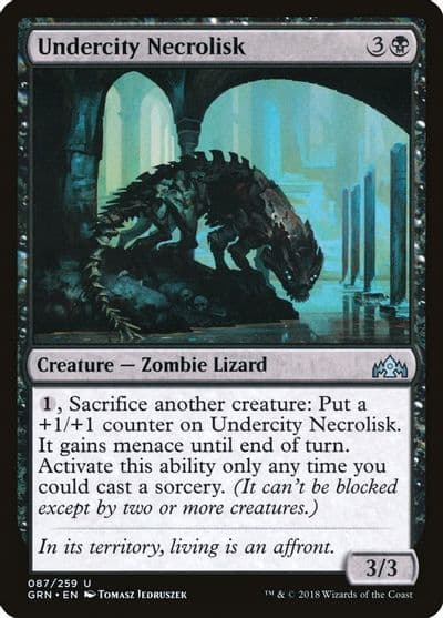 Undercity Necrolisk Guilds of Ravnica Magic card