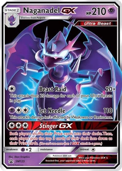 Naganadel GX - SM125 SM Promos Pokemon card
