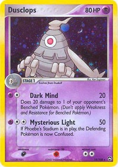 Dusclops (EX Power Keepers) Deck Exclusives Pokemon card