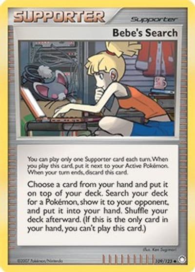 Bebe's Search (Cosmos Holofoil) Miscellaneous Cards & Products Pokemon card