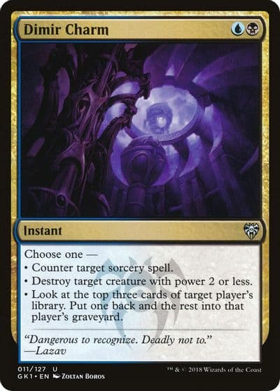 Dimir Charm Guilds of Ravnica: Guild Kits Magic card