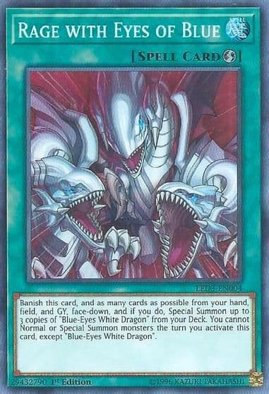 Rage with Eyes of Blue Legendary Duelists: White Dragon Abyss Yu-Gi-Oh! card