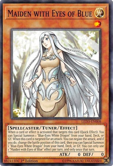 Maiden with Eyes of Blue Legendary Duelists: White Dragon Abyss Yu-Gi-Oh! card