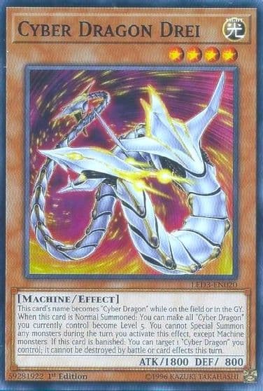 Cyber Dragon Drei Legendary Duelists: White Dragon Abyss Yu-Gi-Oh! card