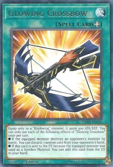 Glowing Crossbow Legendary Duelists: White Dragon Abyss Yu-Gi-Oh! card