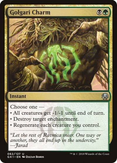 Golgari Charm Guilds of Ravnica: Guild Kits Magic card
