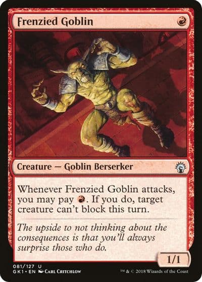 Frenzied Goblin Guilds of Ravnica: Guild Kits Magic card