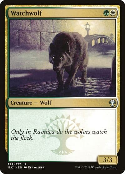 Watchwolf Guilds of Ravnica: Guild Kits Magic card