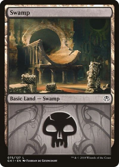 Swamp 075 Guilds of Ravnica: Guild Kits Magic card