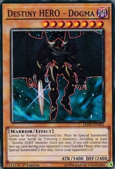 Destiny HERO Dogma Legendary Hero Decks Yu-Gi-Oh! card