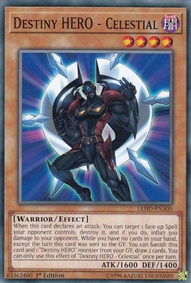 Destiny HERO Celestial Legendary Hero Decks Yu-Gi-Oh! card