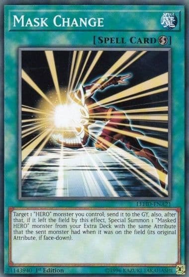Mask Change Legendary Hero Decks Yu-Gi-Oh! card