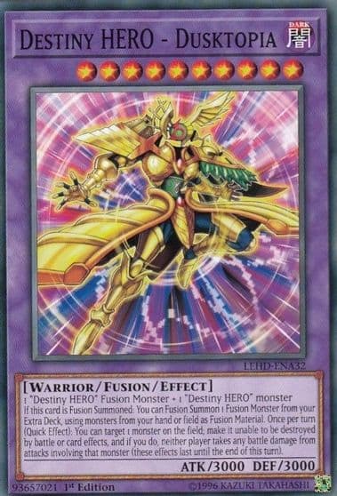 Destiny HERO Dusktopia Legendary Hero Decks Yu-Gi-Oh! card