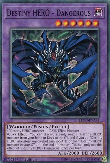 Destiny HERO Dangerous Legendary Hero Decks Yu-Gi-Oh! card