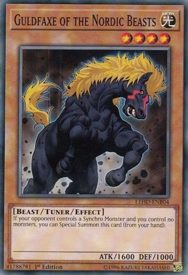 Guldfaxe of the Nordic Beasts Legendary Hero Decks Yu-Gi-Oh! card