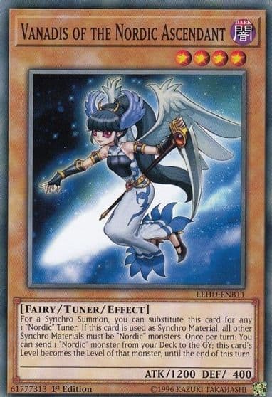 Vanadis of the Nordic Ascendant Legendary Hero Decks Yu-Gi-Oh! card