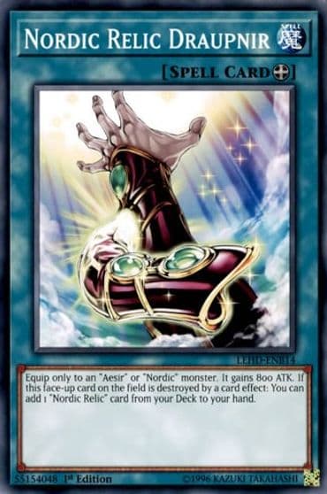 Nordic Relic Draupnir Legendary Hero Decks Yu-Gi-Oh! card