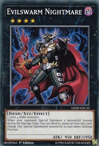 Evilswarm Nightmare Legendary Hero Decks Yu-Gi-Oh! card
