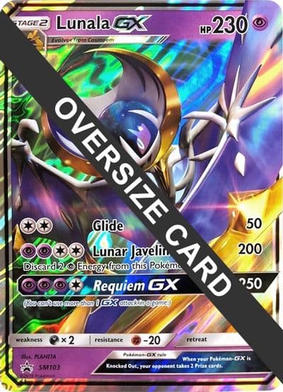 Lunala GX - SM103 Jumbo Cards Pokemon card