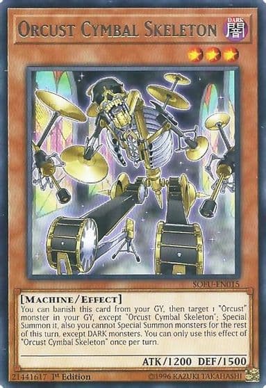 Orcust Cymbal Skeleton Soul Fusion Yu-Gi-Oh! card