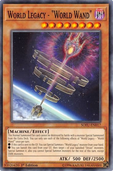 World Legacy World Wand Soul Fusion Yu-Gi-Oh! card