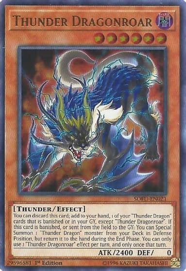 Thunder Dragonroar Soul Fusion Yu-Gi-Oh! card