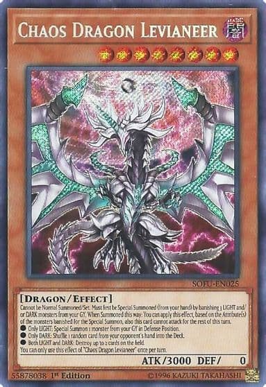 Chaos Dragon Levianeer Soul Fusion Yu-Gi-Oh! card