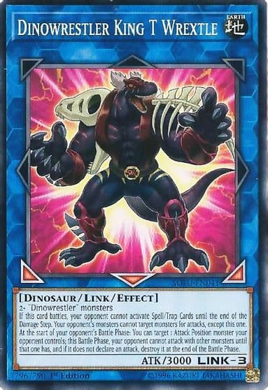 Dinowrestler King T Wrextle Soul Fusion Yu-Gi-Oh! card