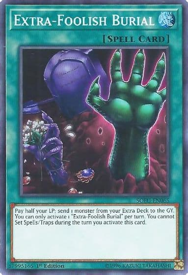 Extra Foolish Burial Soul Fusion Yu-Gi-Oh! card