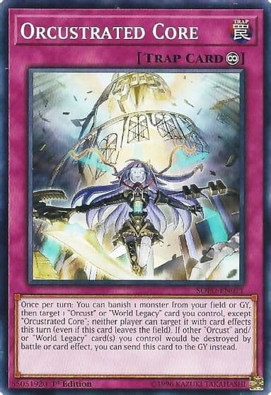 Orcustrated Core Soul Fusion Yu-Gi-Oh! card