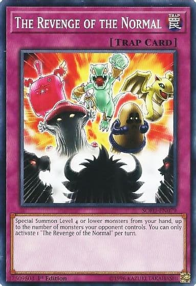 The Revenge of the Normal Soul Fusion Yu-Gi-Oh! card