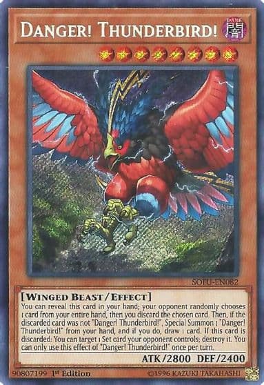 Danger Thunderbird Soul Fusion Yu-Gi-Oh! card