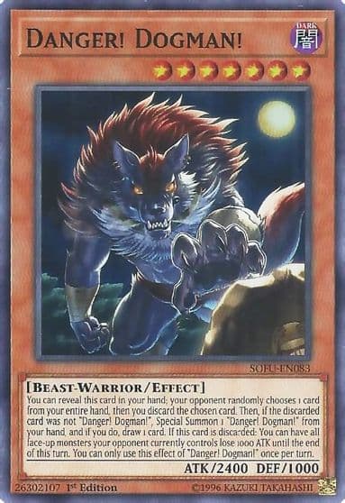Danger Dogman Soul Fusion Yu-Gi-Oh! card