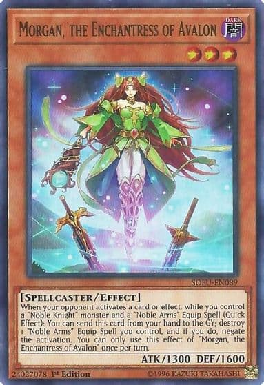 Morgan the Enchantress of Avalon Soul Fusion Yu-Gi-Oh! card