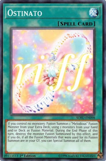 Ostinato Soul Fusion Yu-Gi-Oh! card