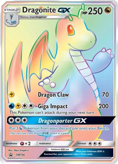 Dragonite GX - SM156 SM Promos Pokemon card