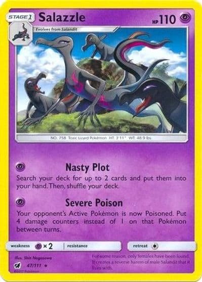 Salazzle (SM Crimson Invasion) Deck Exclusives Pokemon card