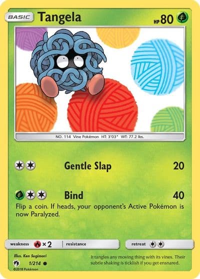Tangela SM - Lost Thunder Pokemon card