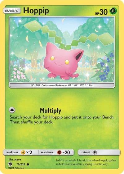 Hoppip (11) SM - Lost Thunder Pokemon card