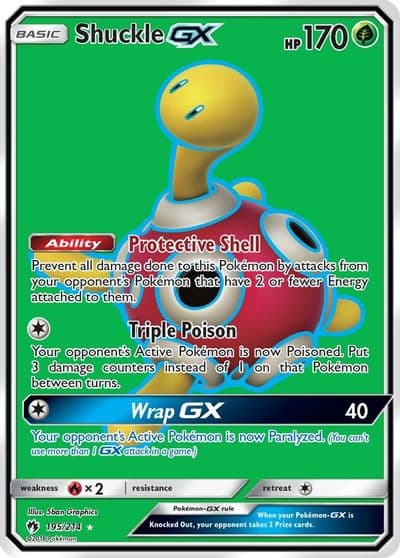 Shuckle GX (Full Art) SM - Lost Thunder Pokemon card