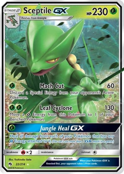 Sceptile GX SM - Lost Thunder Pokemon card