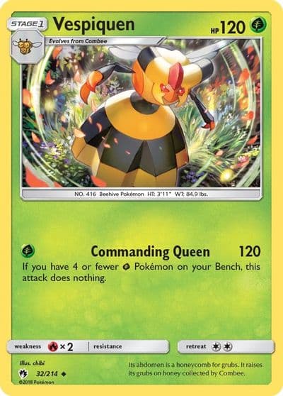 Vespiquen SM - Lost Thunder Pokemon card