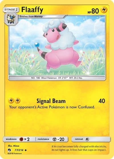 Flaaffy SM - Lost Thunder Pokemon card